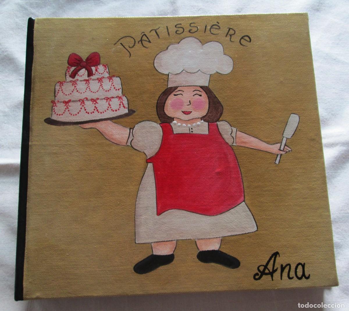 Collectionnisme Papier divers: Libreta para apuntar recetas de pasteler&iacute;a/postres, artesanal. Personalizada nombre Ana