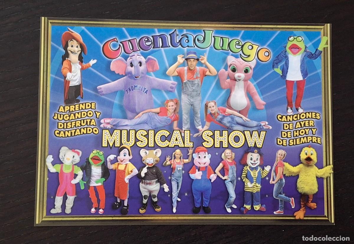 Paper Collecting Others: INVITACION CIRCO CANTAJUEGOS MUSICAL SHOW RANITA - CORNELLA DE LLOBREGAT - FLYER PROGRAMA MANO