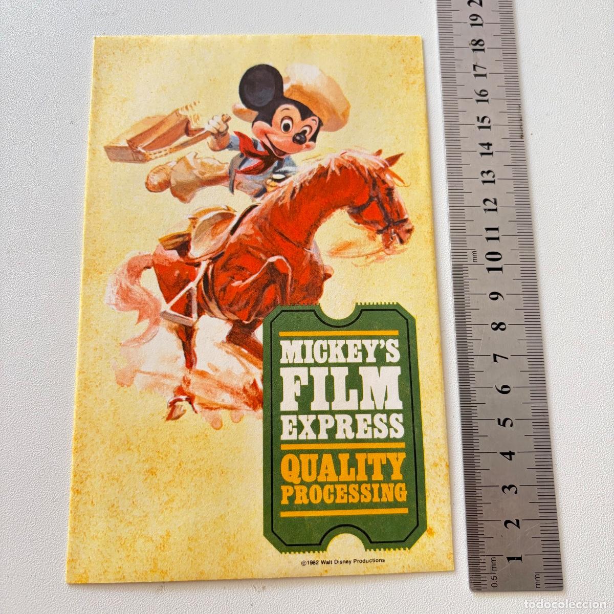Otros art&iacute;culos de coleccionismo en papel: sobre revelado fotos mickey mouse walt disney world 1982 original film express vintage
