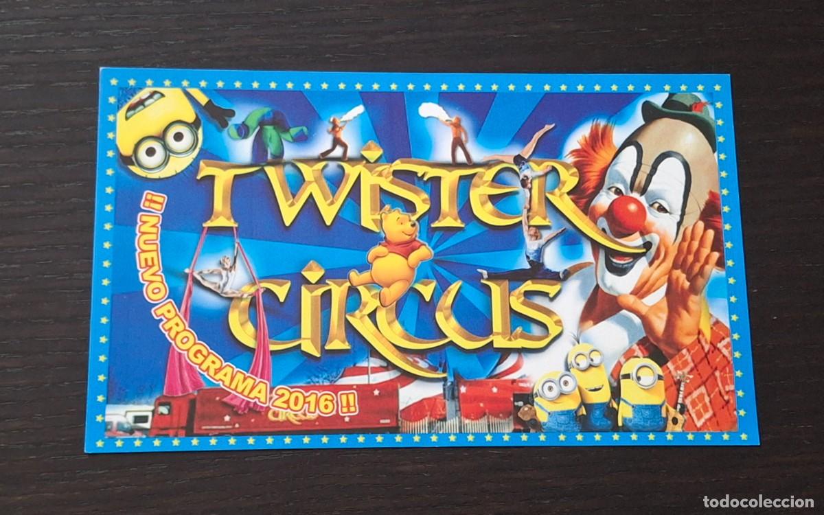 Altri oggetti di carta: INVITACION CIRCO TWISTER CIRCUS 2016 - SANT JUST DESVERN (BARCELONA) - FLYER PROGRAMA MANO - CATALAN