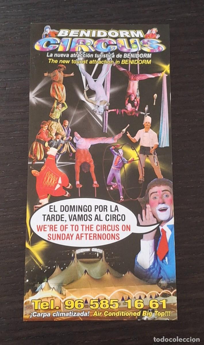 Altri oggetti di carta: INVITACION CIRCO BENIDORM CIRCUS - FLYER PROGRAMA MANO