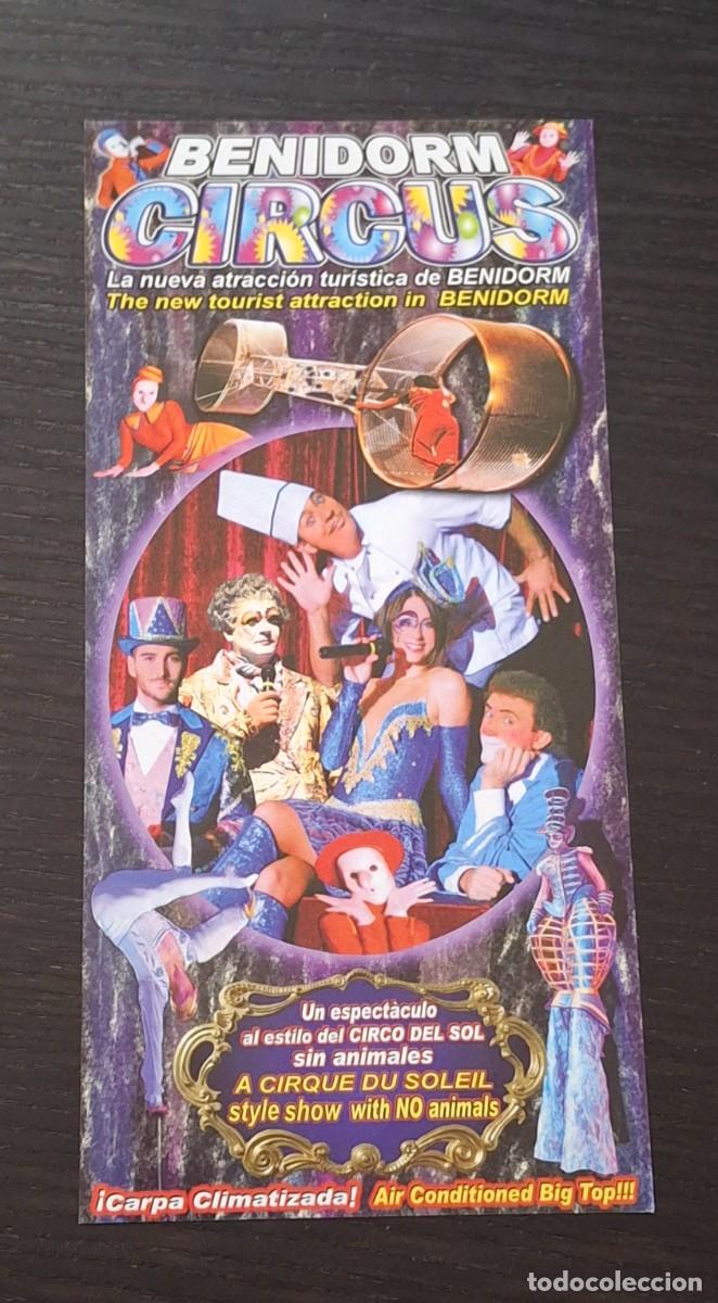 Altri oggetti di carta: INVITACION CIRCO BENIDORM CIRCUS - FLYER PROGRAMA MANO