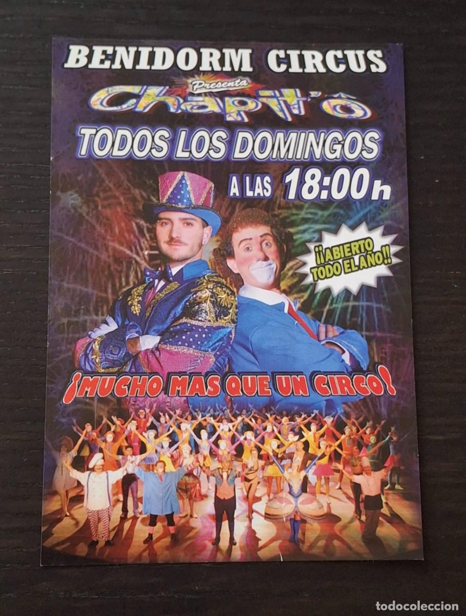 Altri oggetti di carta: INVITACION CIRCO BENIDORM CIRCUS CHAPIT&acute;O - FLYER PROGRAMA MANO