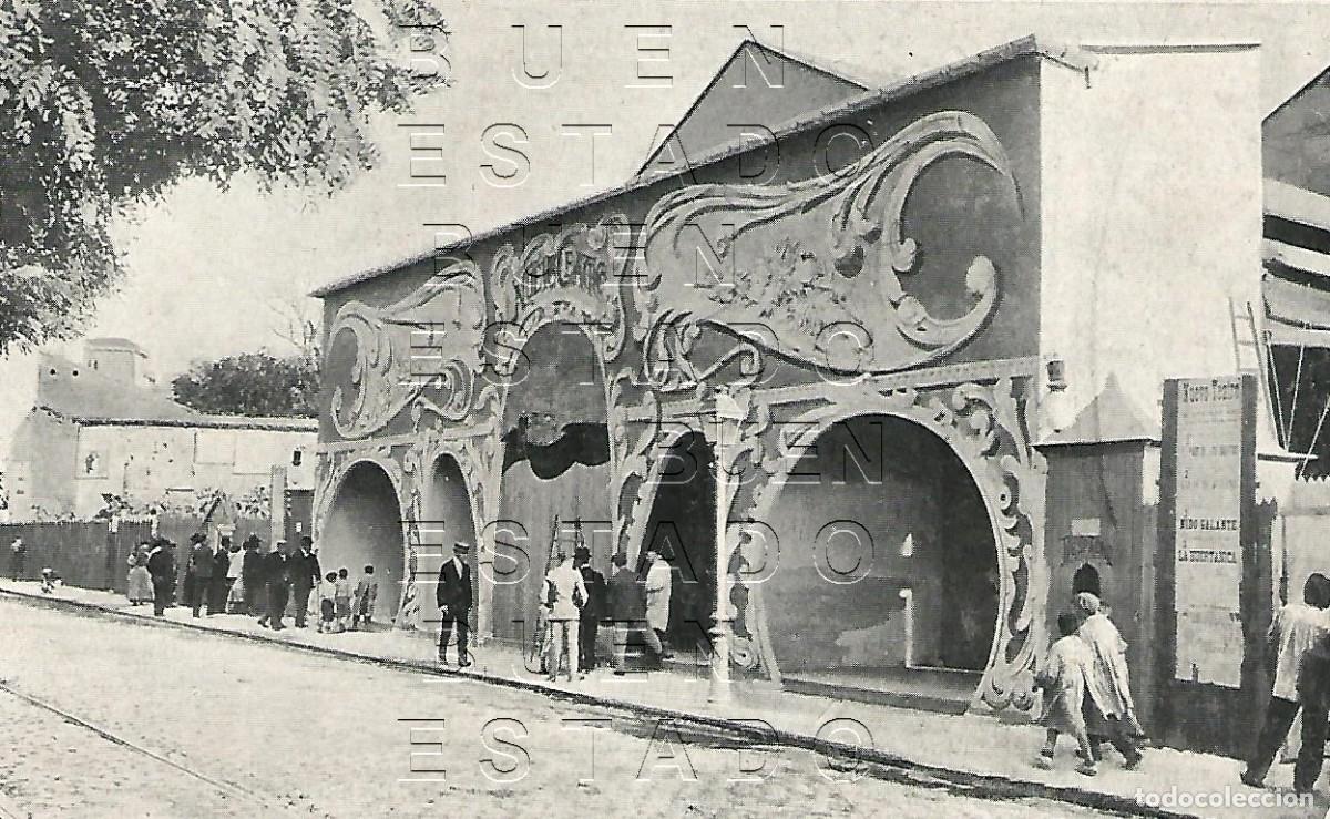 Collectionnisme Papier divers: MADRID CALLE SAGASTA TEATRO 16X9 1905 CLIPPING M59