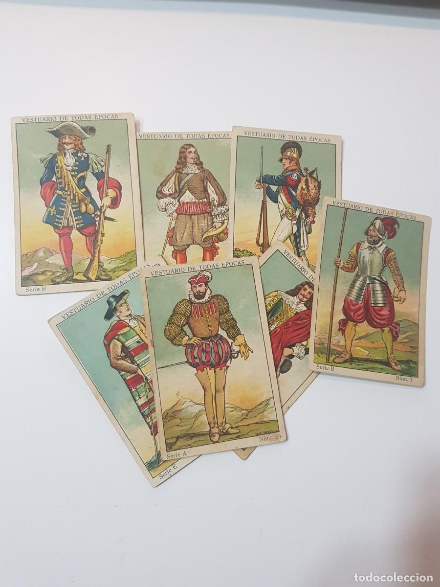 Sammelleidenschaft Andere Papierartikel: Lote cromos Vestuario de todas epocas J. Farres publicidad Chocolate Juncosa Barcelona