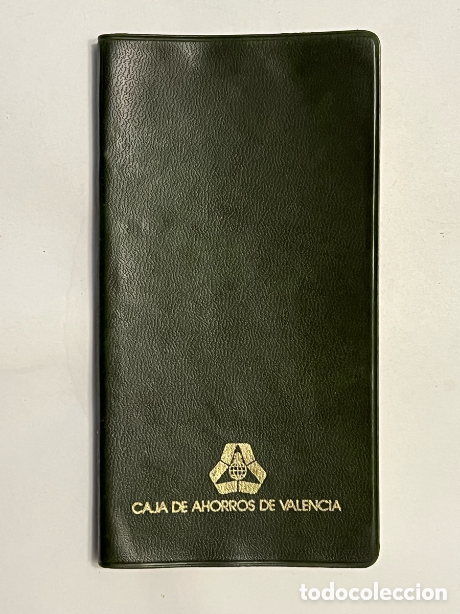 Altri oggetti di carta: CAJA DE AHORROS DE VALENCIA. Agenda Almanaque (a.1980) con rese&ntilde;as a personajes ilustres y platos&hellip;