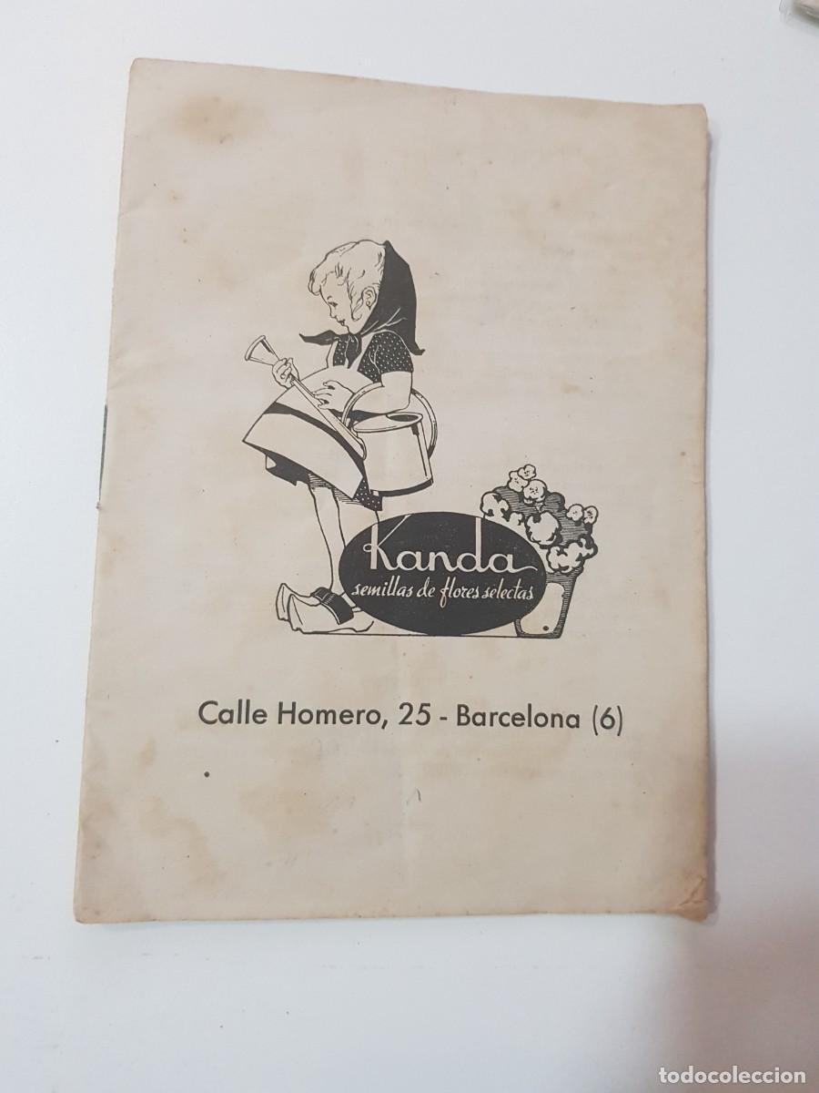 Otros art&iacute;culos de coleccionismo en papel: Folleto Kanda Semillas de flores selectas Calle homero, 25 Barcelona