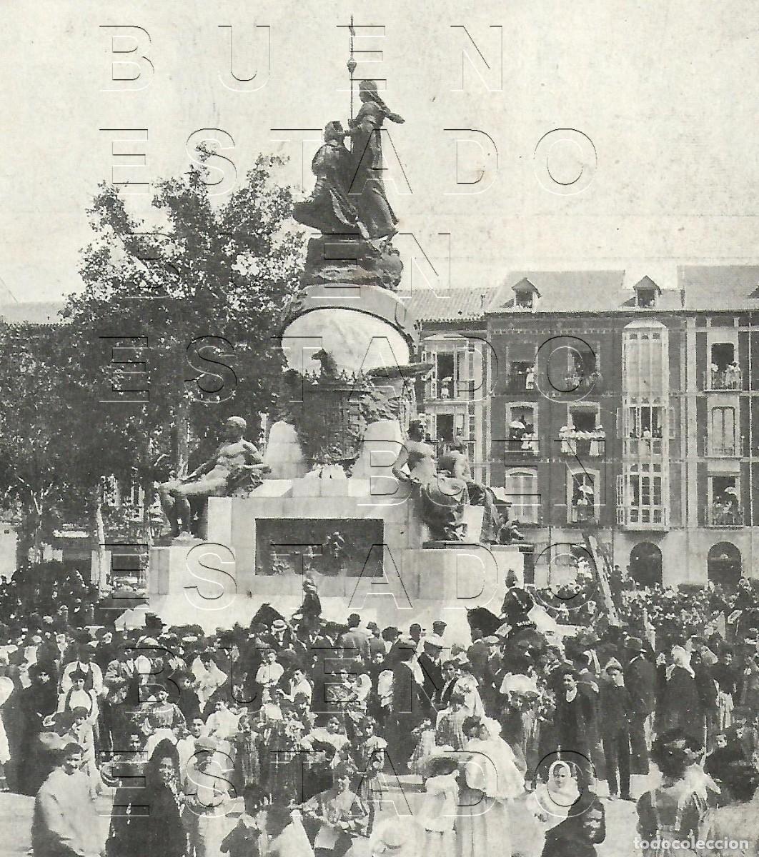 Otros art&iacute;culos de coleccionismo en papel: VALLADOLID MONUMENTO 17X15 1905 CLIPPING M58