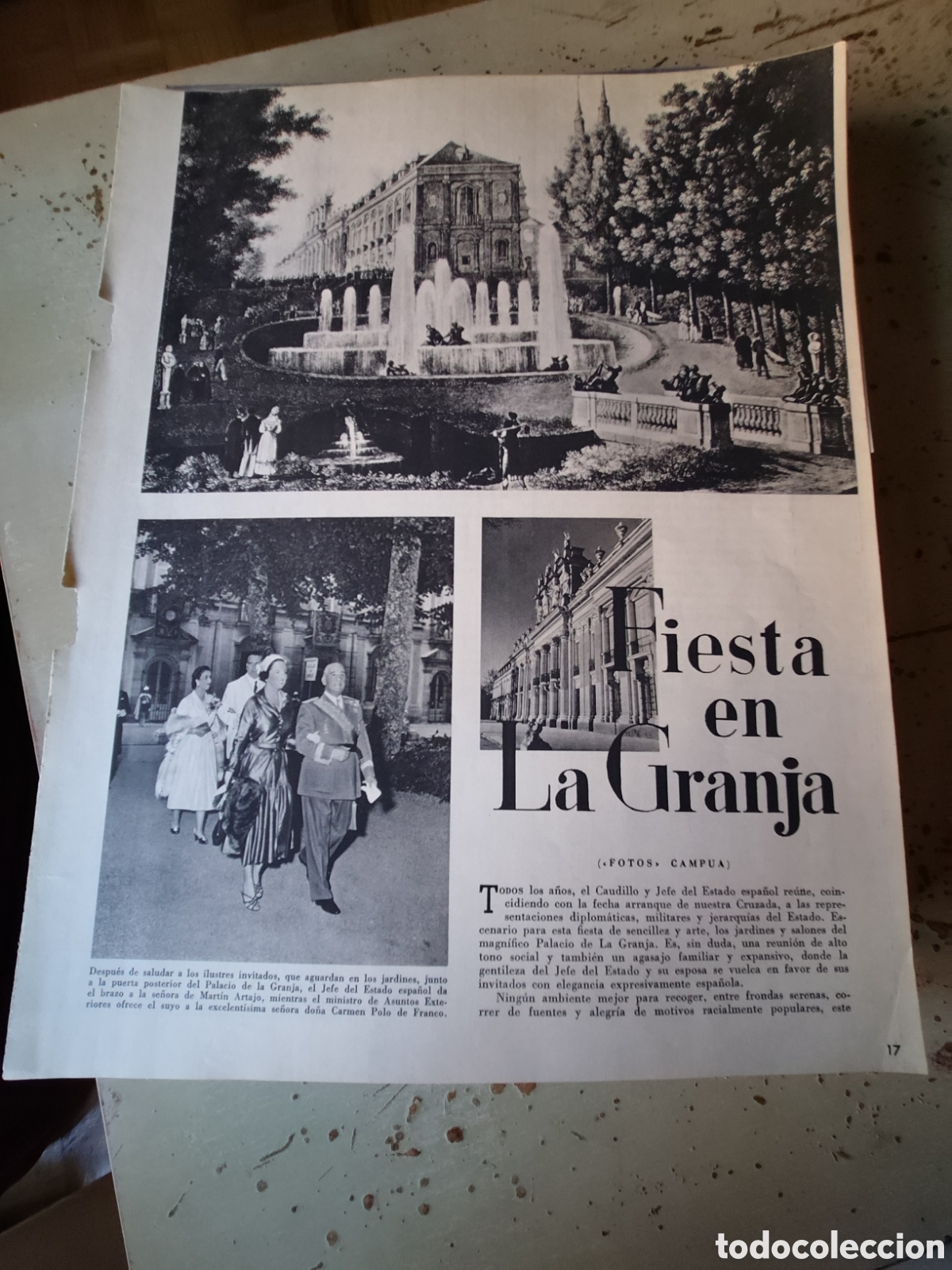 Otros art&iacute;culos de coleccionismo en papel: FIESTA EN LA GRANJA. FOTOS CAMPUA. MATIAS PRATS