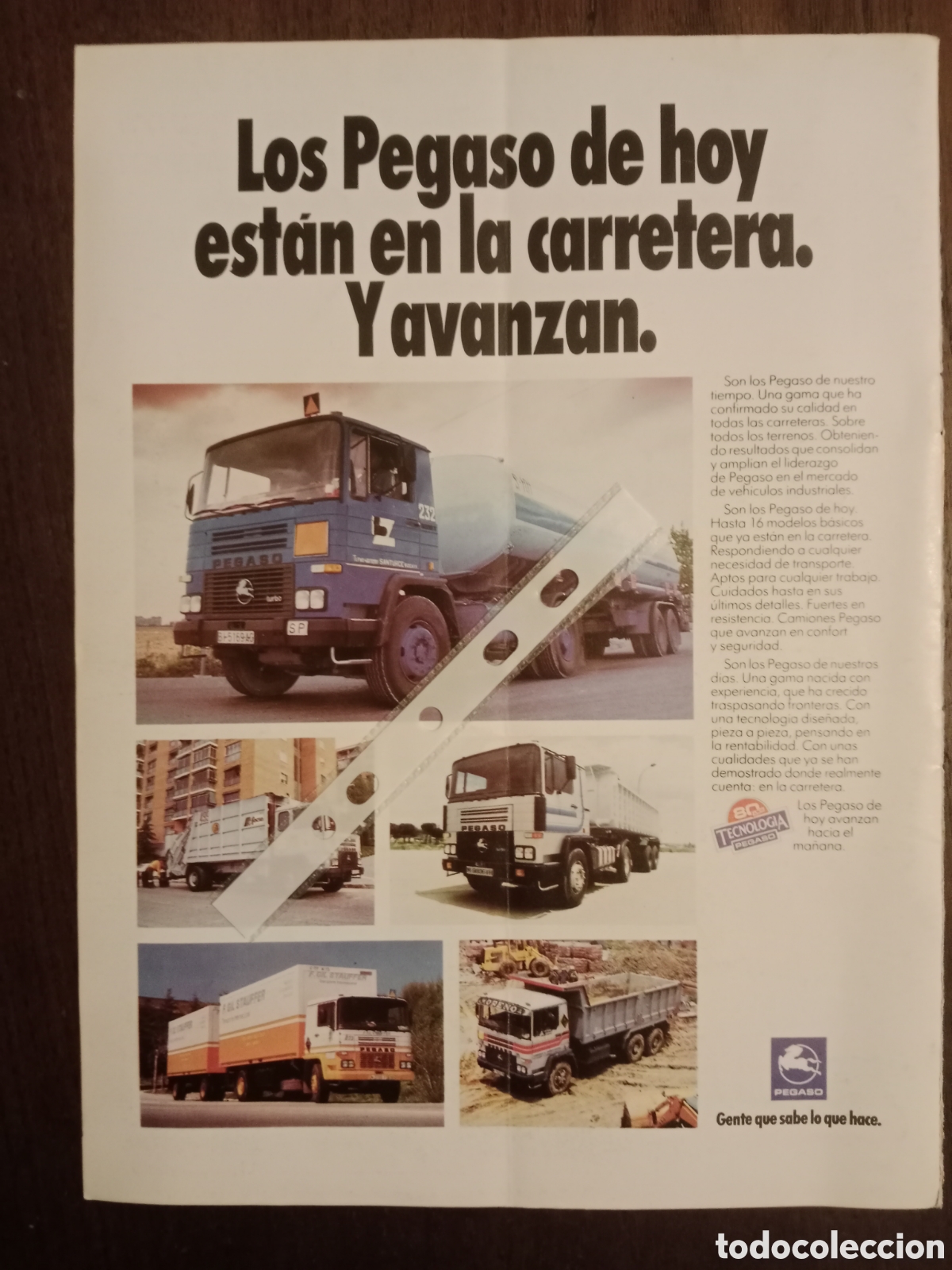 Paper Collecting Others: Publicidad cami&oacute;n Pegaso de 1984