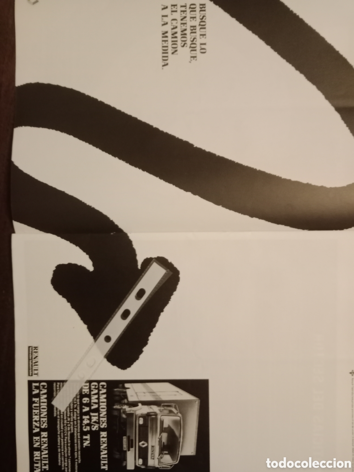 Collectionnisme Papier divers: Publicidad cami&oacute;n Renault de 1985
