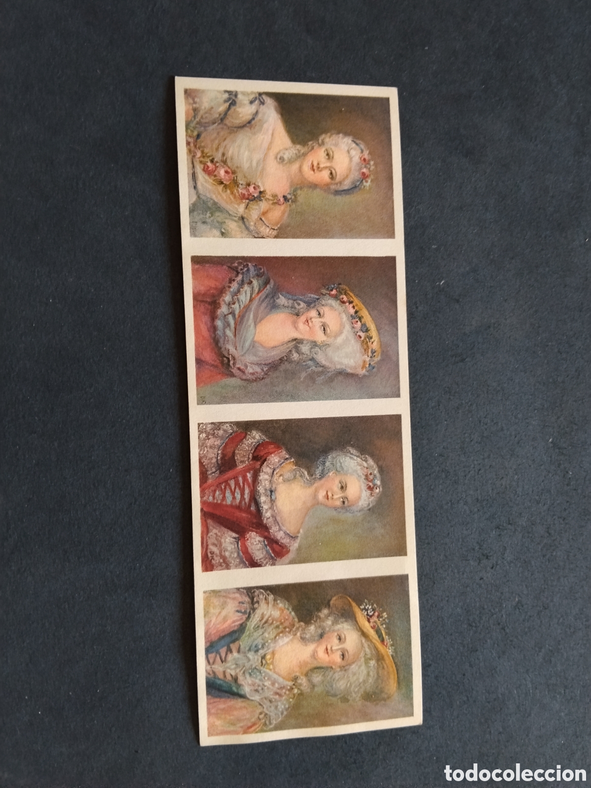 Otros art&iacute;culos de coleccionismo en papel: Papel lamina creo que para Cromos de mujeres de &eacute;poca,hecho en Suiza