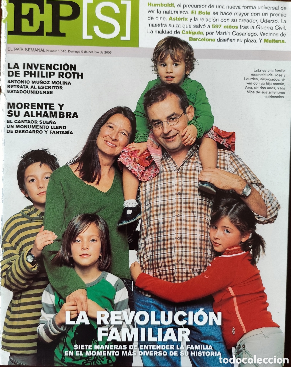 Outros artigos de papel: ENRIQUE MORENTE. JUAN JOS&Eacute; BALLESTA. EL PA&Iacute;S SEMANAL N&deg;1515. FECHA 09/10/2005
