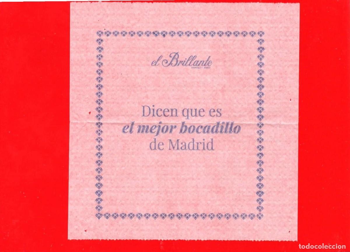 Paper Collecting Others: SERVILLETA de PAPEL con Publicidad - El Brillante - Madrid (2026)