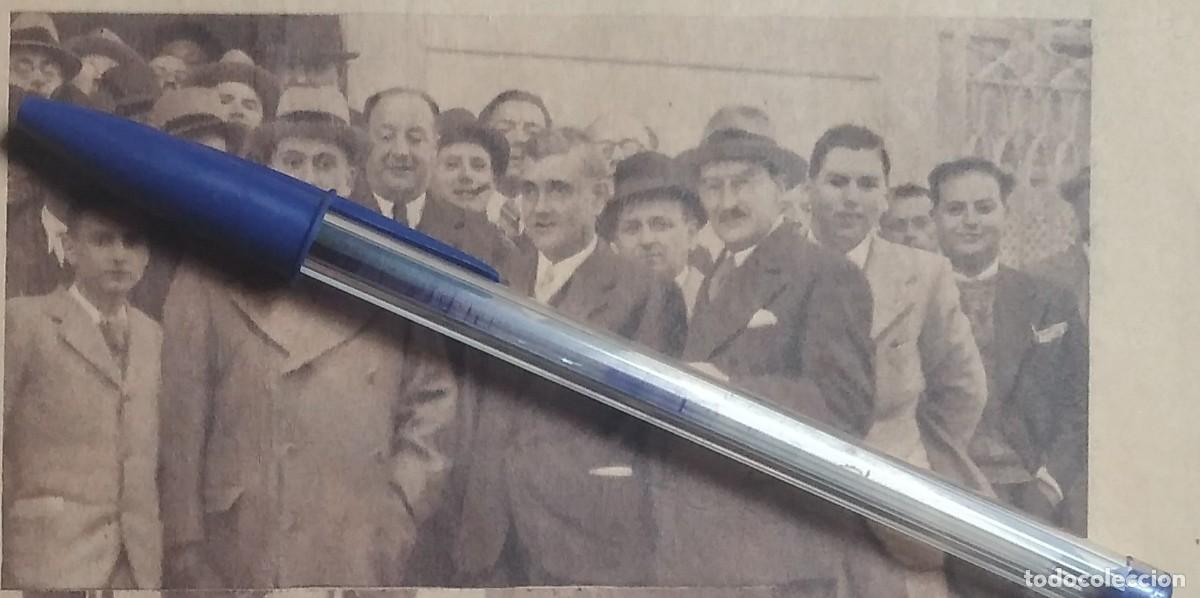 Altri oggetti di carta: LORCA MURCIA JOS&Eacute; CALVO SOTELO A LA SALIDA DEL TEATRO GUERRA DESPU&Eacute;S DE UNA CONFERENCIA RECORTE 1935