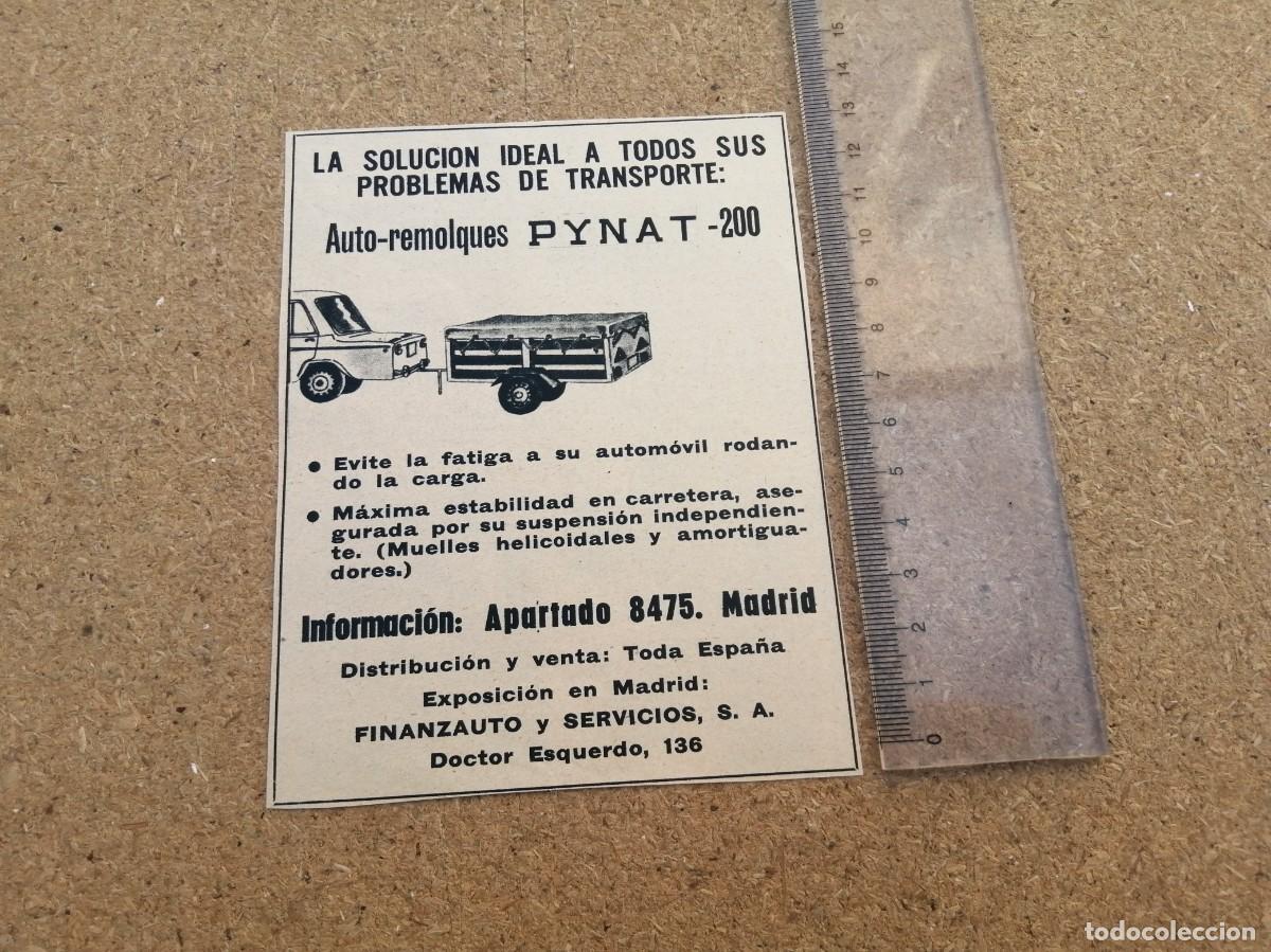 Sammelleidenschaft Andere Papierartikel: ANUNCIO. AUTO REMOLQUES PYNAT 200
