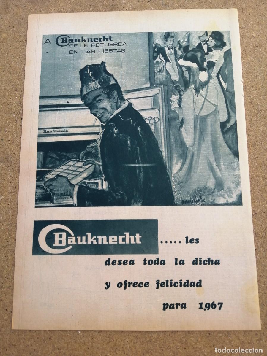 Altri oggetti di carta: ANUNCIO. ELECTRODOMESTICOS BAUKNECHT