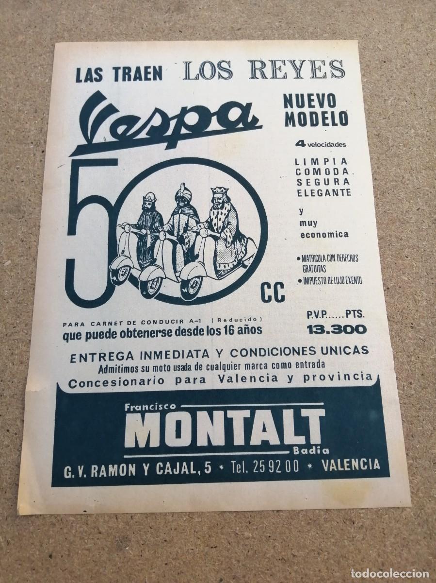 Otros art&iacute;culos de coleccionismo en papel: ANUNCIO. VESPA 50 CC