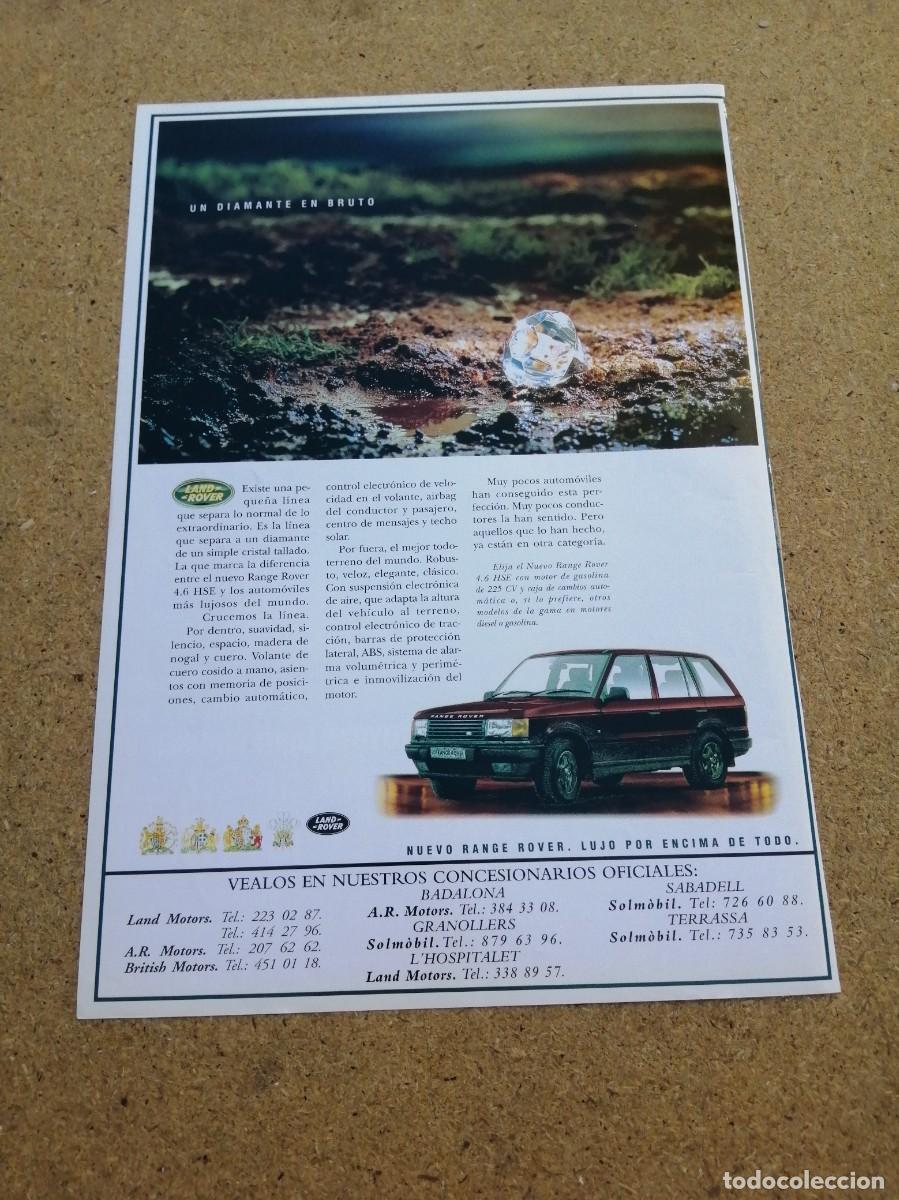 Otros art&iacute;culos de coleccionismo en papel: ANUNCIO. LAND ROVER, UN DIAMANTE EN BRUTO