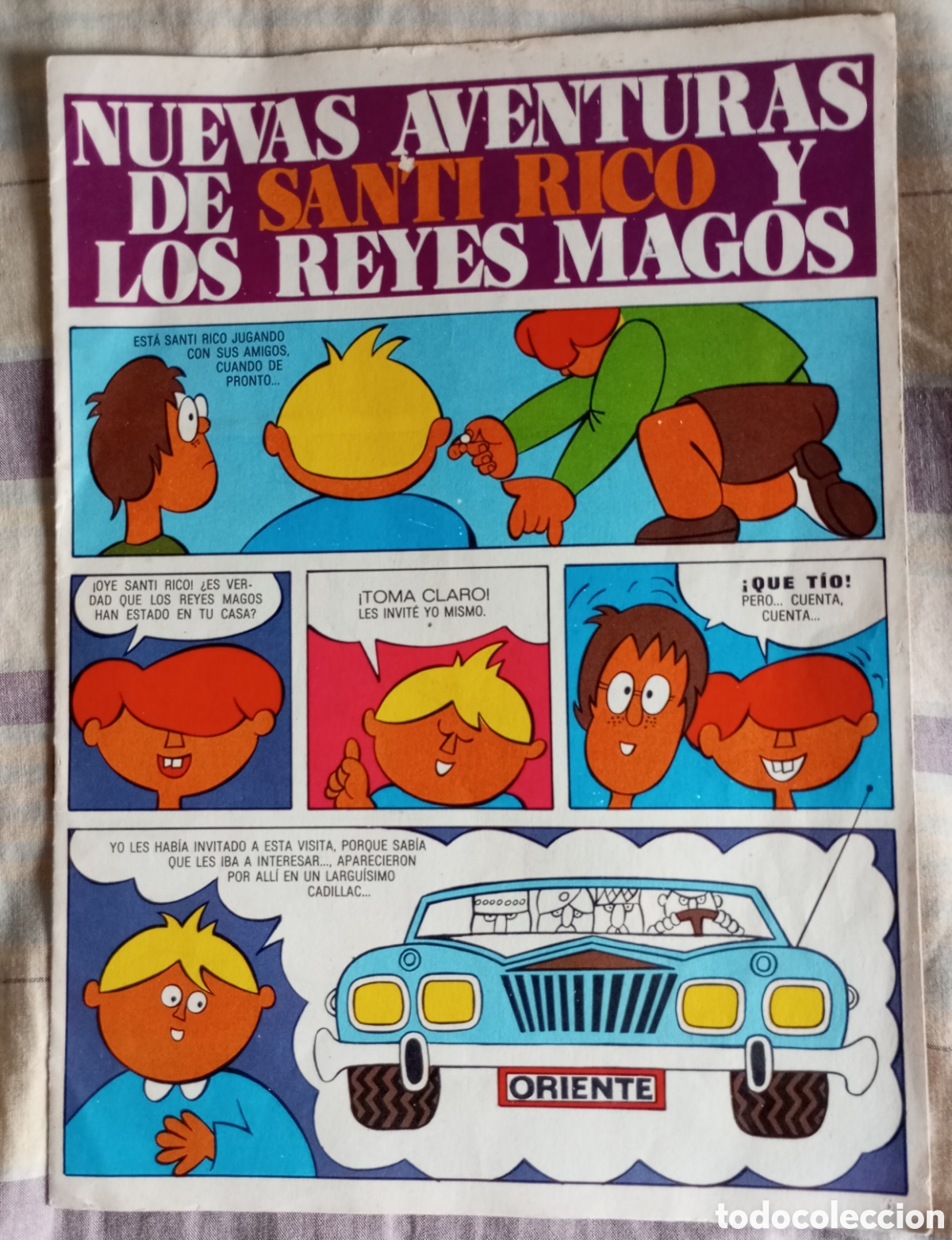 Otros art&iacute;culos de coleccionismo en papel: Tebeo aventuras de Santi rico de juguetes Rico a&ntilde;os 1971