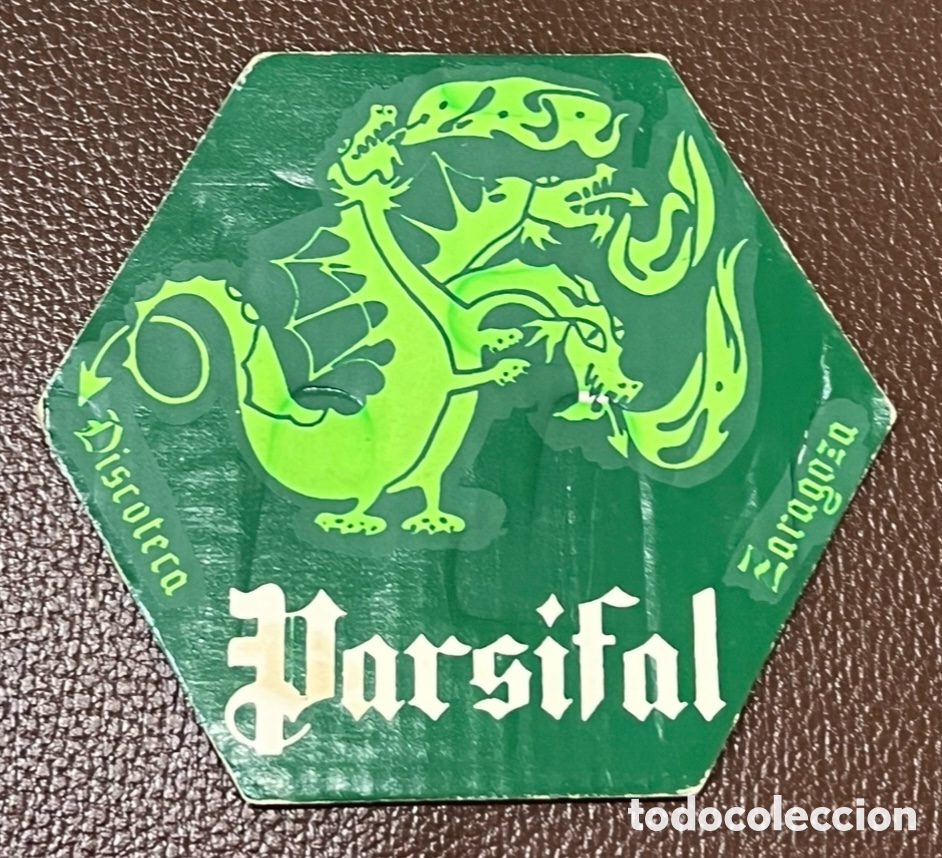 Altri oggetti di carta: Posavasos. Discoteca PARSIFAL. Zaragoza. A&ntilde;os 70.