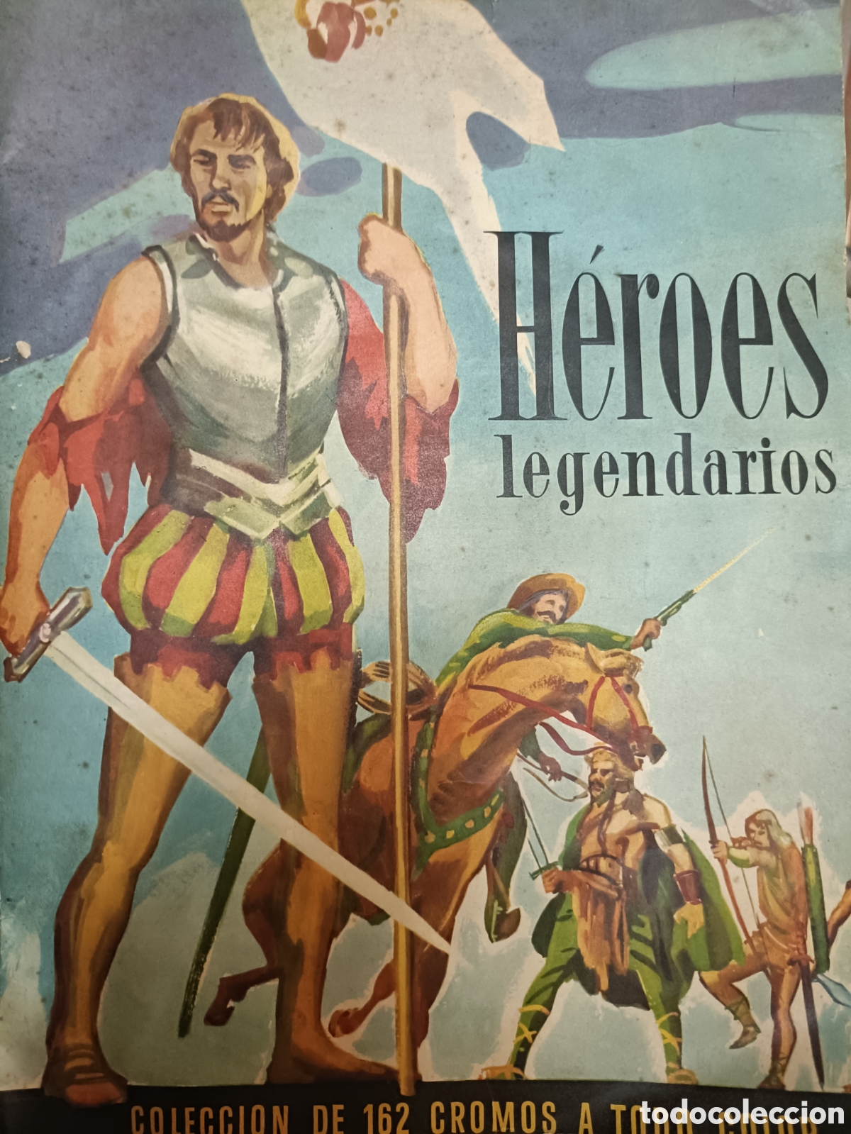 Otros art&iacute;culos de coleccionismo en papel: Album Heroes Legendarios. Chocolates Hueso. Incompleto
