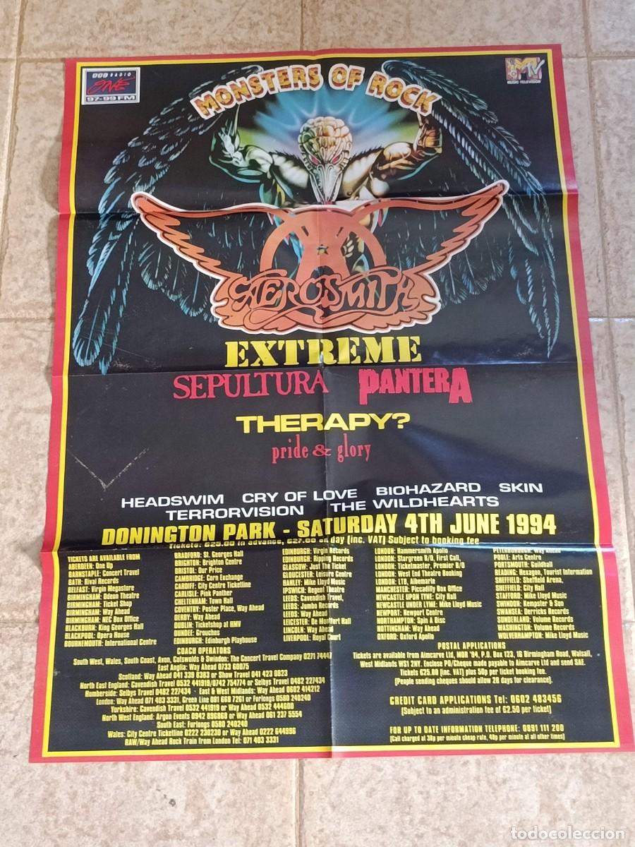 Otros art&iacute;culos de coleccionismo en papel: Poster Monster of rock 1994