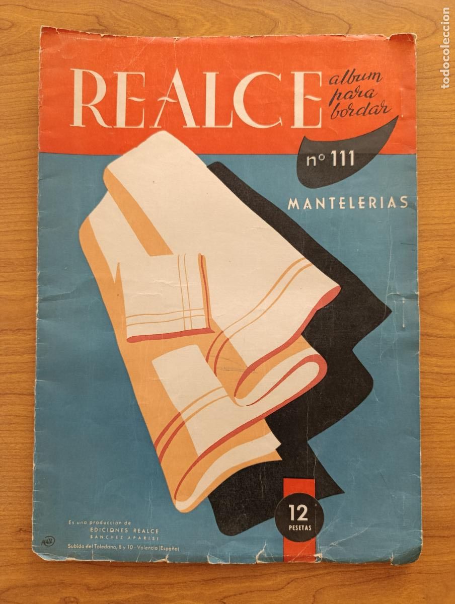 Otros art&iacute;culos de coleccionismo en papel: COSTURA BORDADOS. REALCE ALB&Uacute;M PARA BORDAR. N&ordm; 111 MANTELERIAS