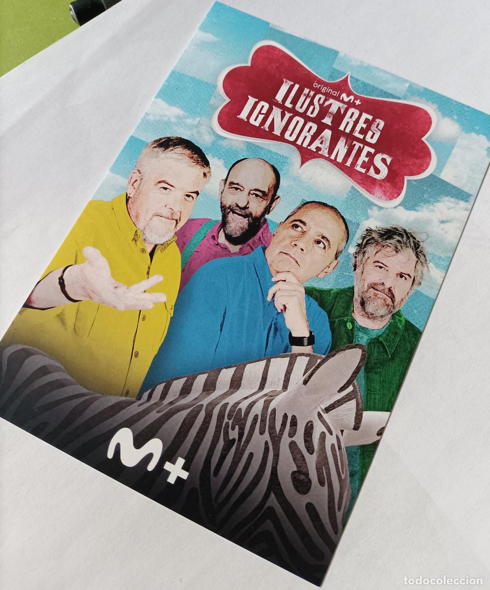 Collectionnisme Papier divers: postal movistar promocional postcard tarjeta publicitaria ilustres ignorantes 2026 Javier cansado