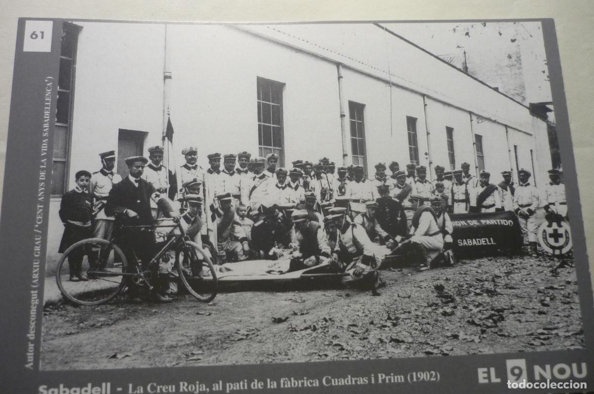 Otros art&iacute;culos de coleccionismo en papel: tarjeta sabadell reproduccion cruz roja 1902 -coleccion el 9