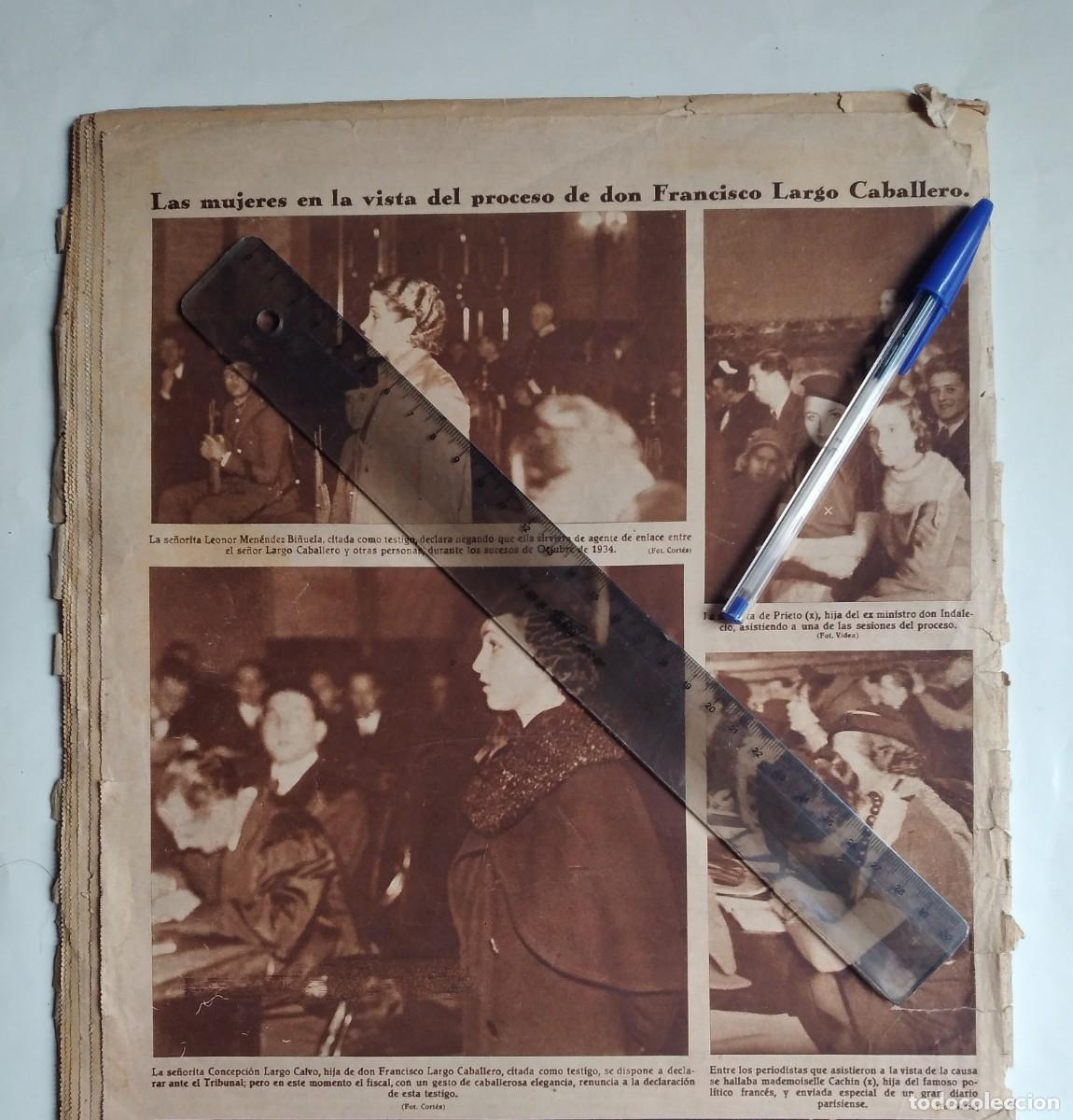 Otros art&iacute;culos de coleccionismo en papel: CAUSA JUICIO FRANCISCO LARGO CABALLERO CONCEPCI&Oacute;N LARGO CALVO LEONOR MEN&Eacute;NDEZ BI&Ntilde;UELA A&Ntilde;O 1935