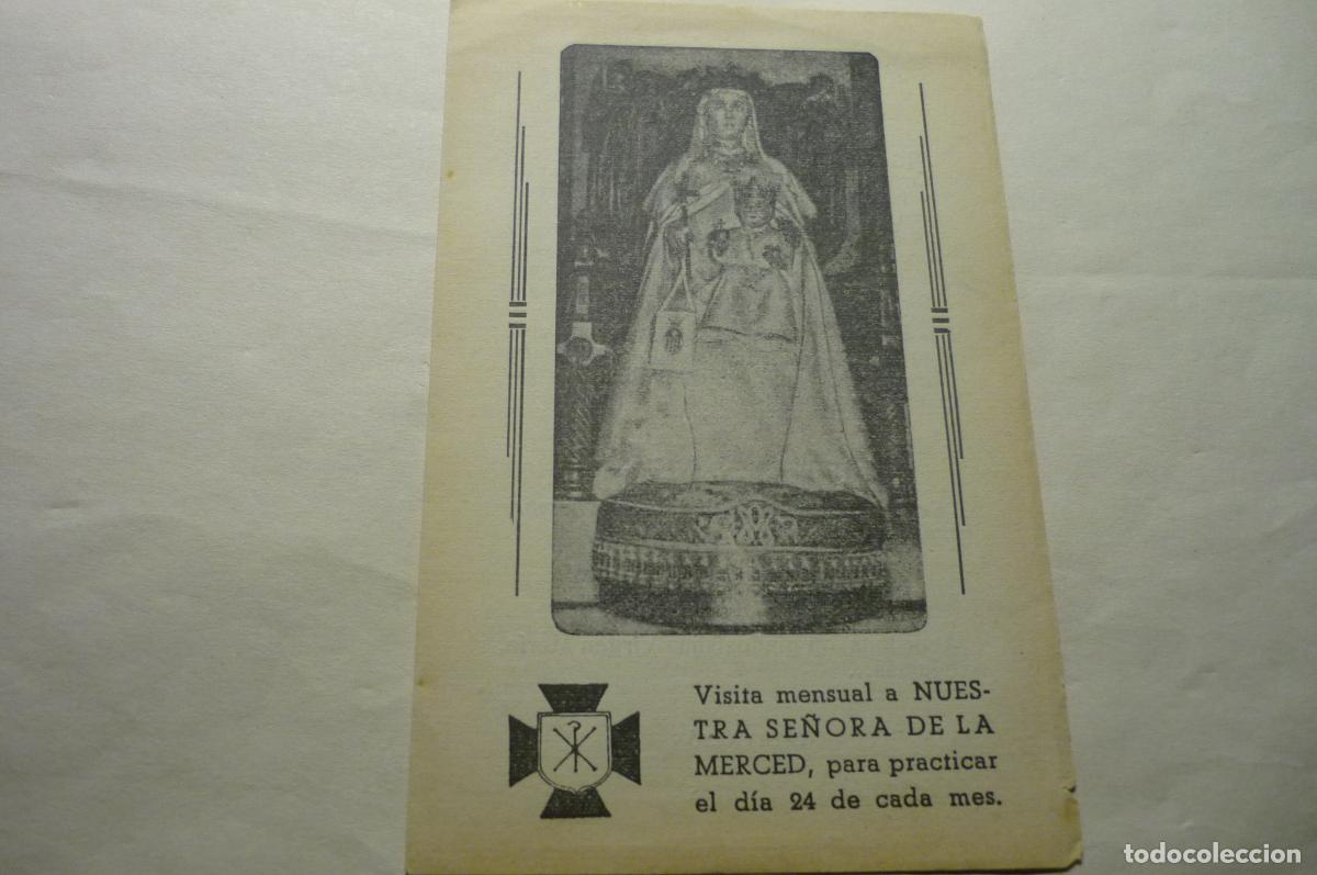 Otros art&iacute;culos de coleccionismo en papel: folleto peque&ntilde;o 4 pag,virgen merced con oraciones etc cm