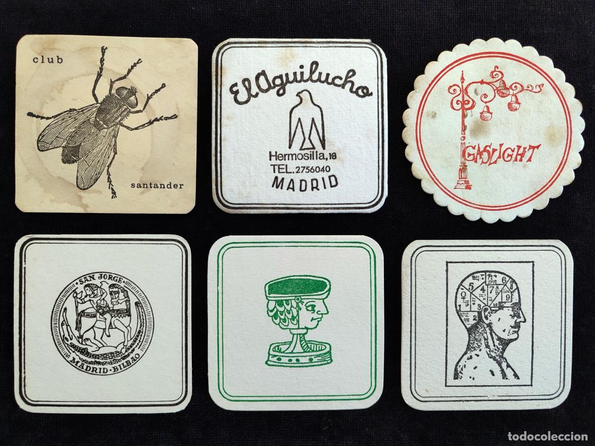 Sammelleidenschaft Andere Papierartikel: LOTE DE 6 POSAVASOS DIFERENTES. ESPA&Ntilde;A, A&Ntilde;OS 60-70