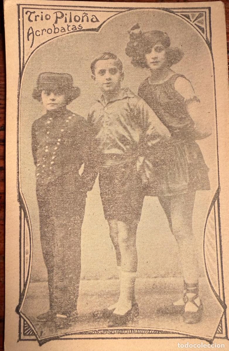Outros artigos de papel: PUBLICIDAD CIRCO TRIO PILO&Ntilde;A ACROBATAS