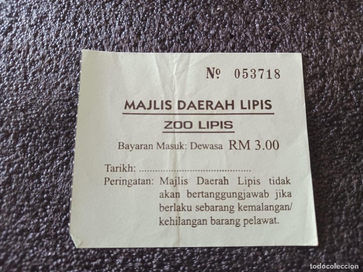 Paper Collecting Others: entrada al zoo de lipis, malasia