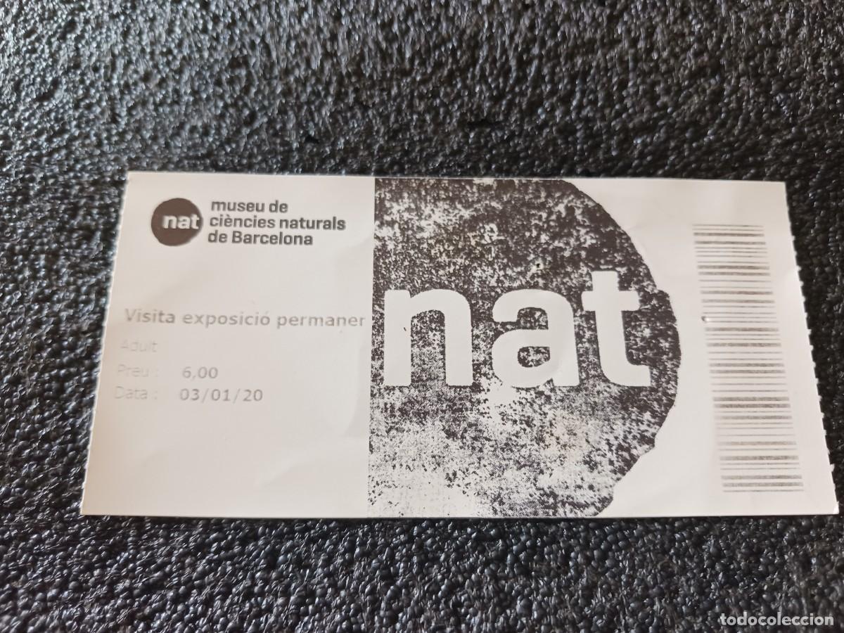 Collectionnisme Papier divers: entrada a museu de ciencias naturals de barcelona