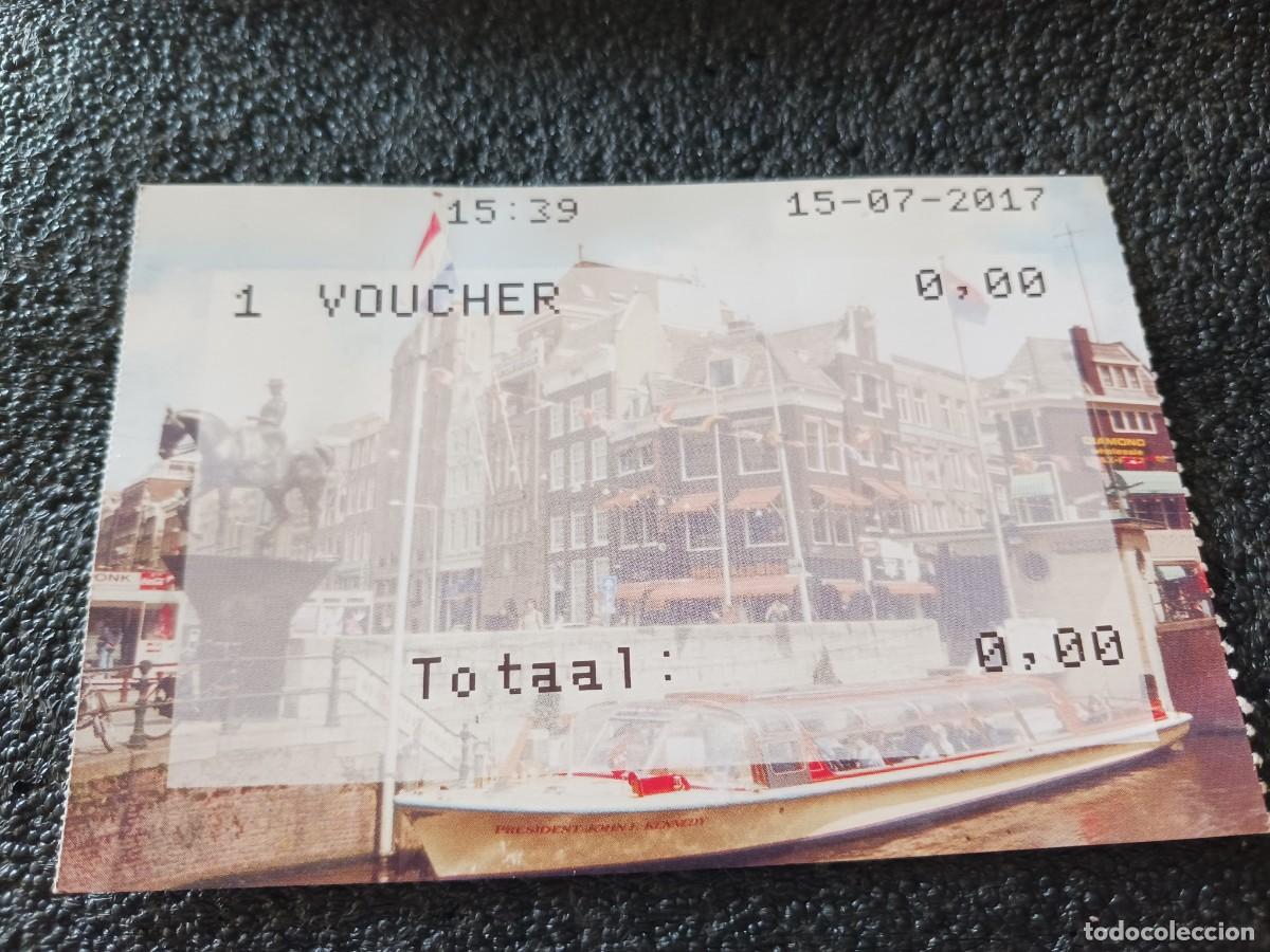 Paper Collecting Others: tiket para un paseo por los canales de amsterdam