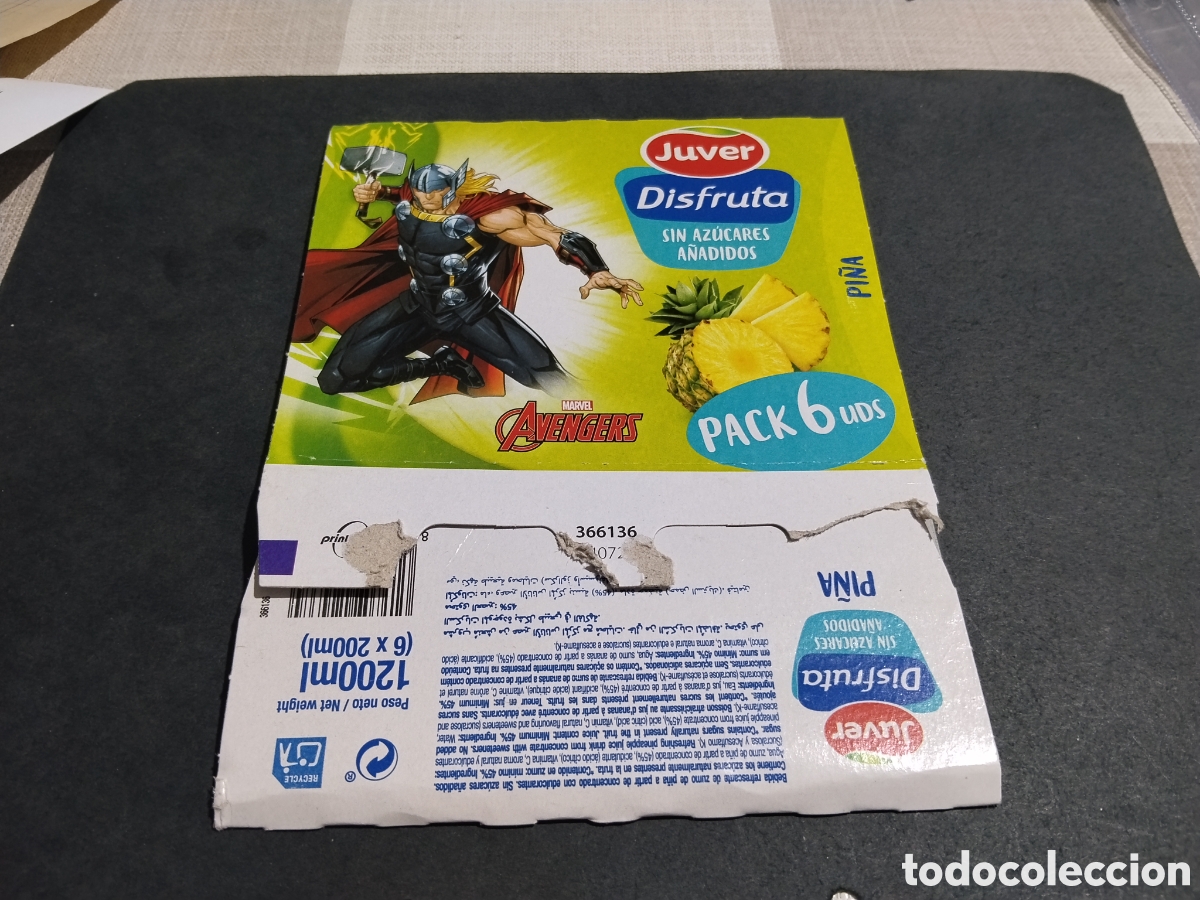 Paper Collecting Others: Marvel Avengers, THOR envase para zumos juver