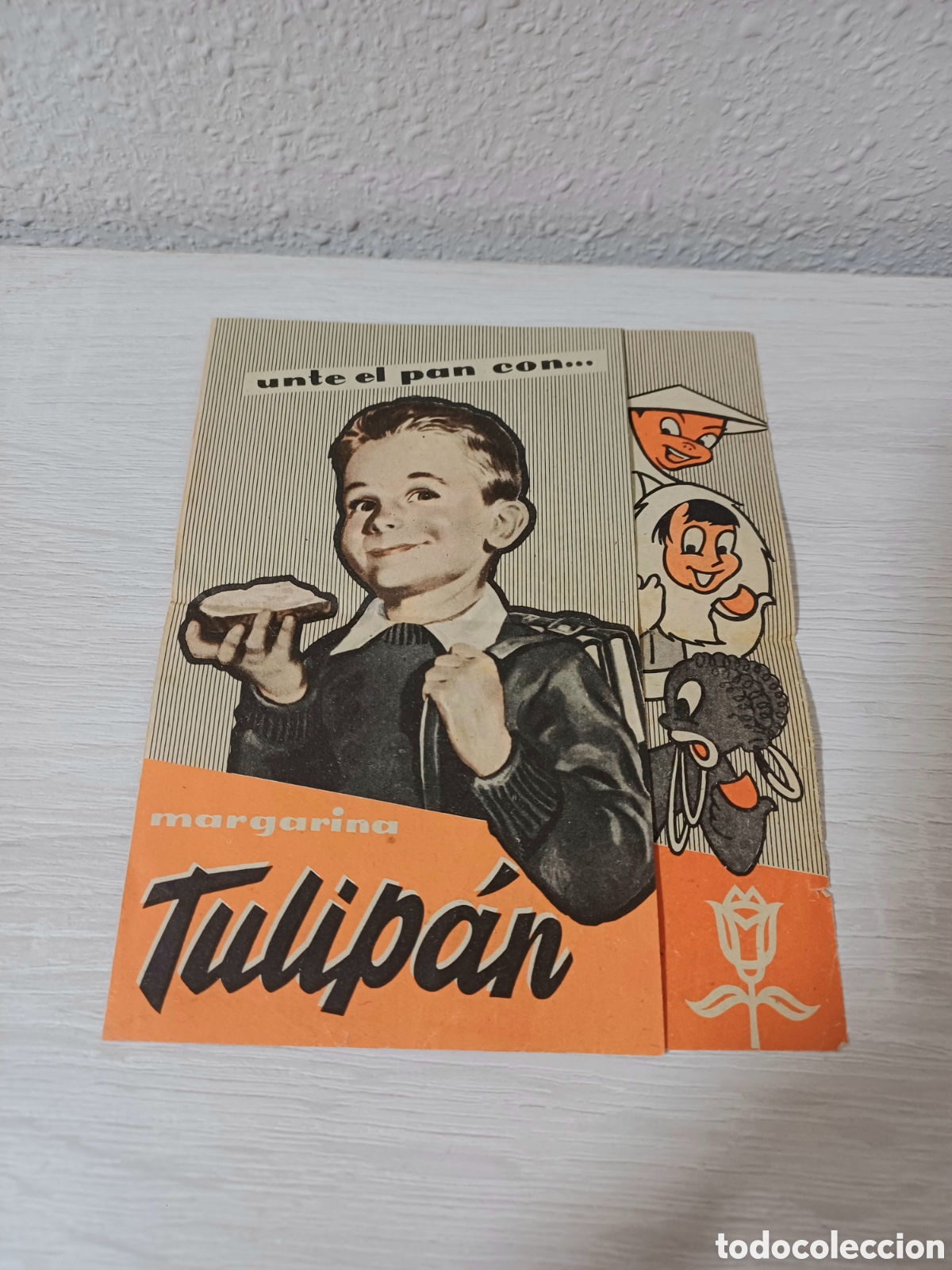 Otros art&iacute;culos de coleccionismo en papel: ANTIGUA PUBLICIDAD MARGARINA TULIPAN, UNICA EL TODOCOLECCI&Oacute;N