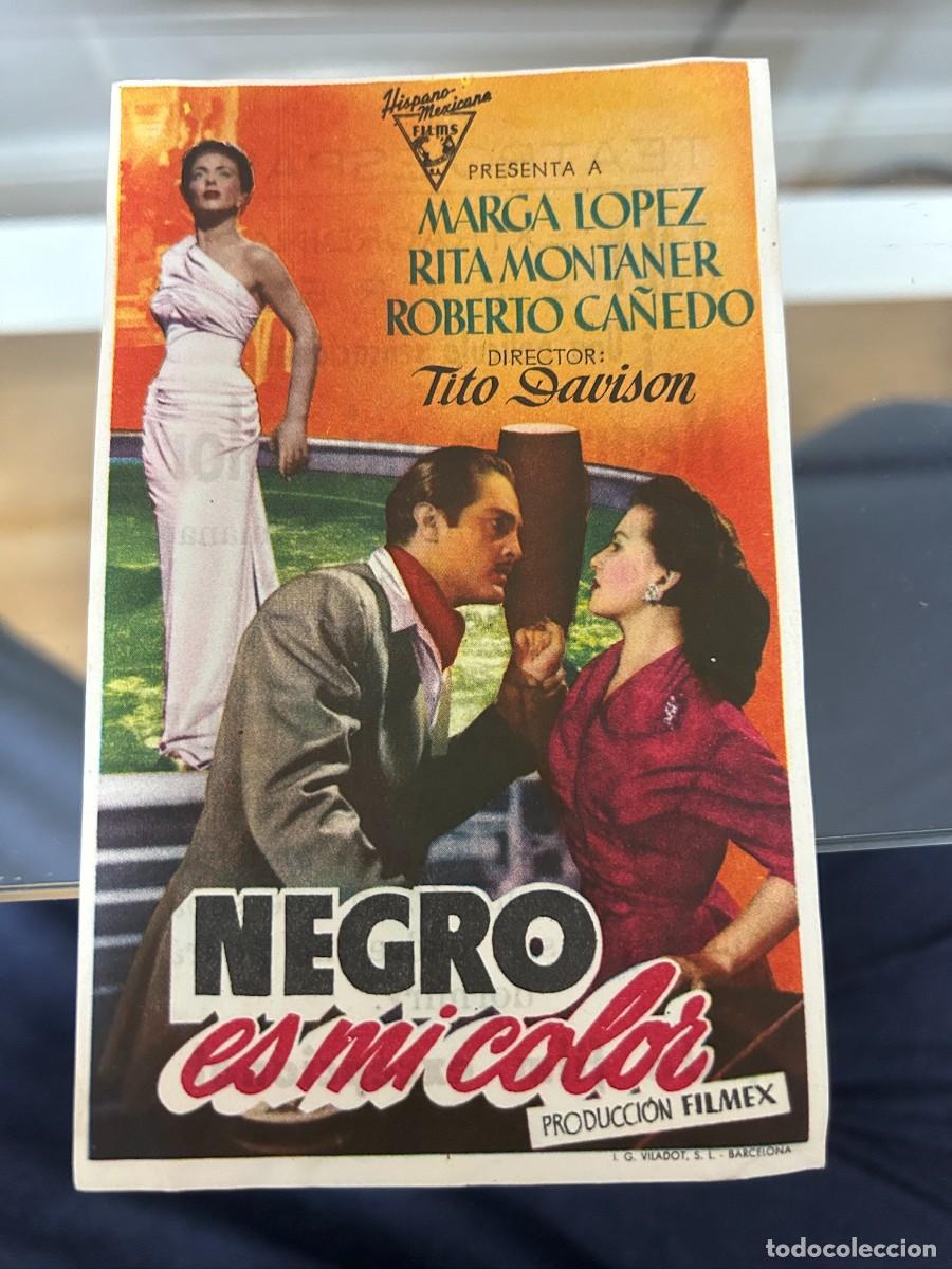 Otros art&iacute;culos de coleccionismo en papel: &ordm;1161 negro es mi color teatro espa&ntilde;a larache con publicidad buen estado