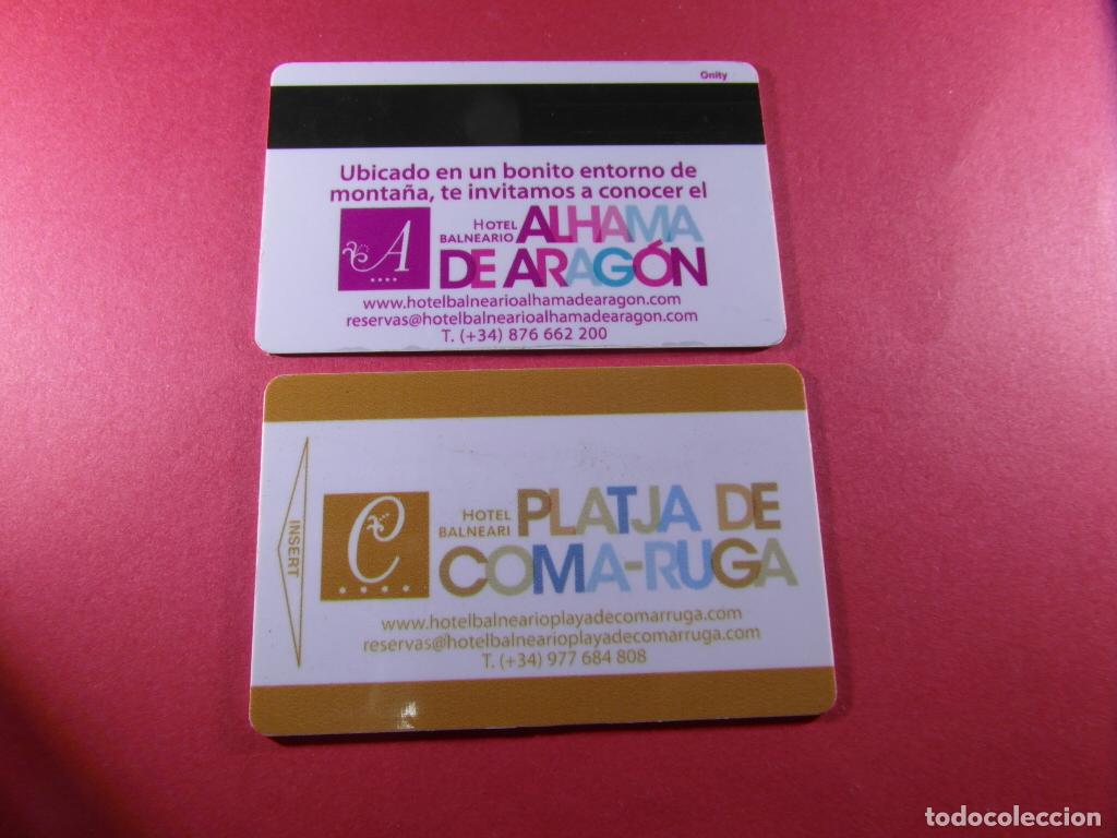 Otros art&iacute;culos de coleccionismo en papel: TARJETA PLASTICO LLAVE DE HOTEL - HOTEL BALNEARIO COMARRUGA TARRAGONA (ALHAMA DE ARAGON)