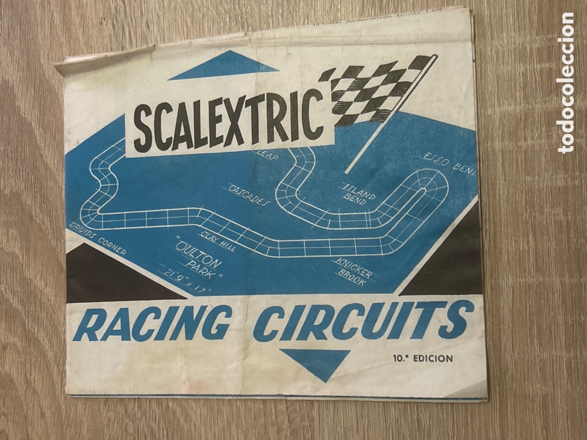 Otros art&iacute;culos de coleccionismo en papel: Instrucciones scalextric racing circuits - Foto 1
