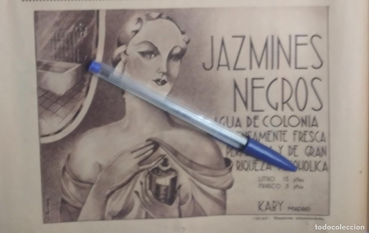 Otros art&iacute;culos de coleccionismo en papel: JAZMINES NEGROS AGUA DE COLONIA FRESCA PERFUMADA PUBLICIDAD RECORTE PRENSA A&Ntilde;O 1935