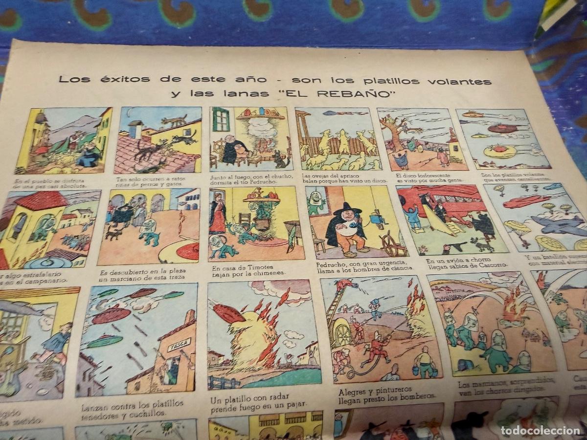 Otros art&iacute;culos de coleccionismo en papel: LANAS EL REBA&Ntilde;O. HISPANIA. Doble cara. Tarrasa. Curiosa antigua AUCA o ALELUYA.