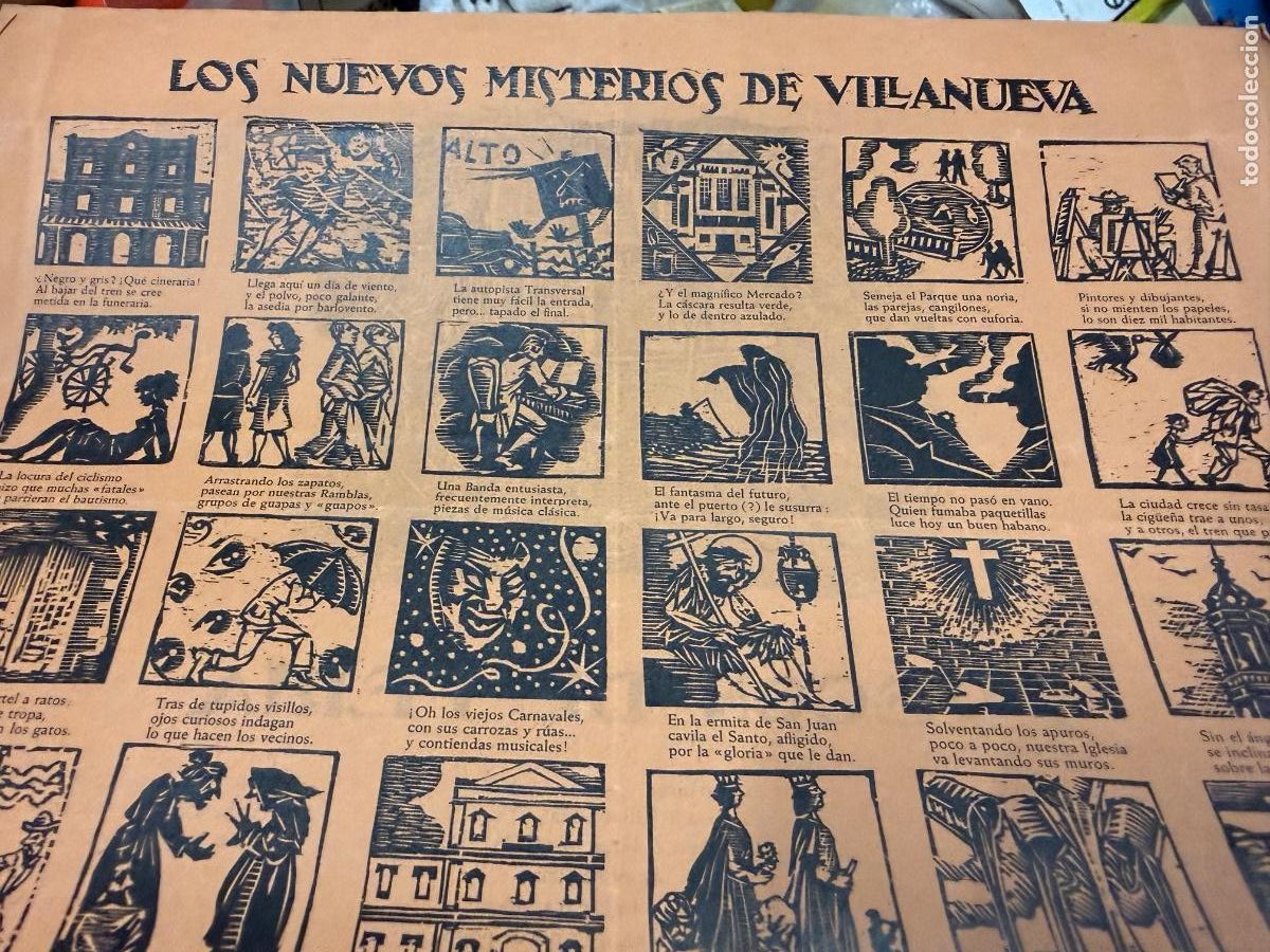 Otros art&iacute;culos de coleccionismo en papel: LOS NUEVOS MISTERIOS DE VILLANUEVA. . TARRAGONA. Curiosa antigua AUCA o ALELUYA.