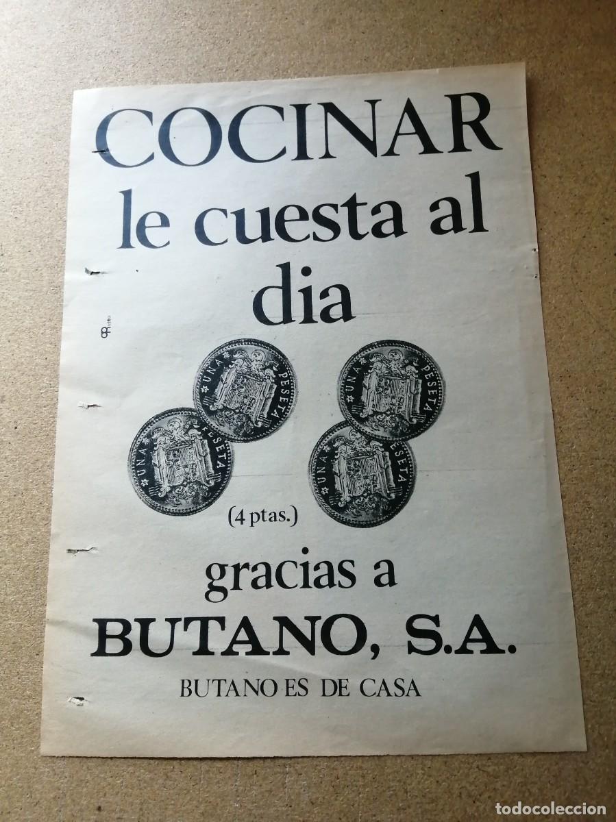 Otros art&iacute;culos de coleccionismo en papel: ANUNCIO. BUTANO S.A.