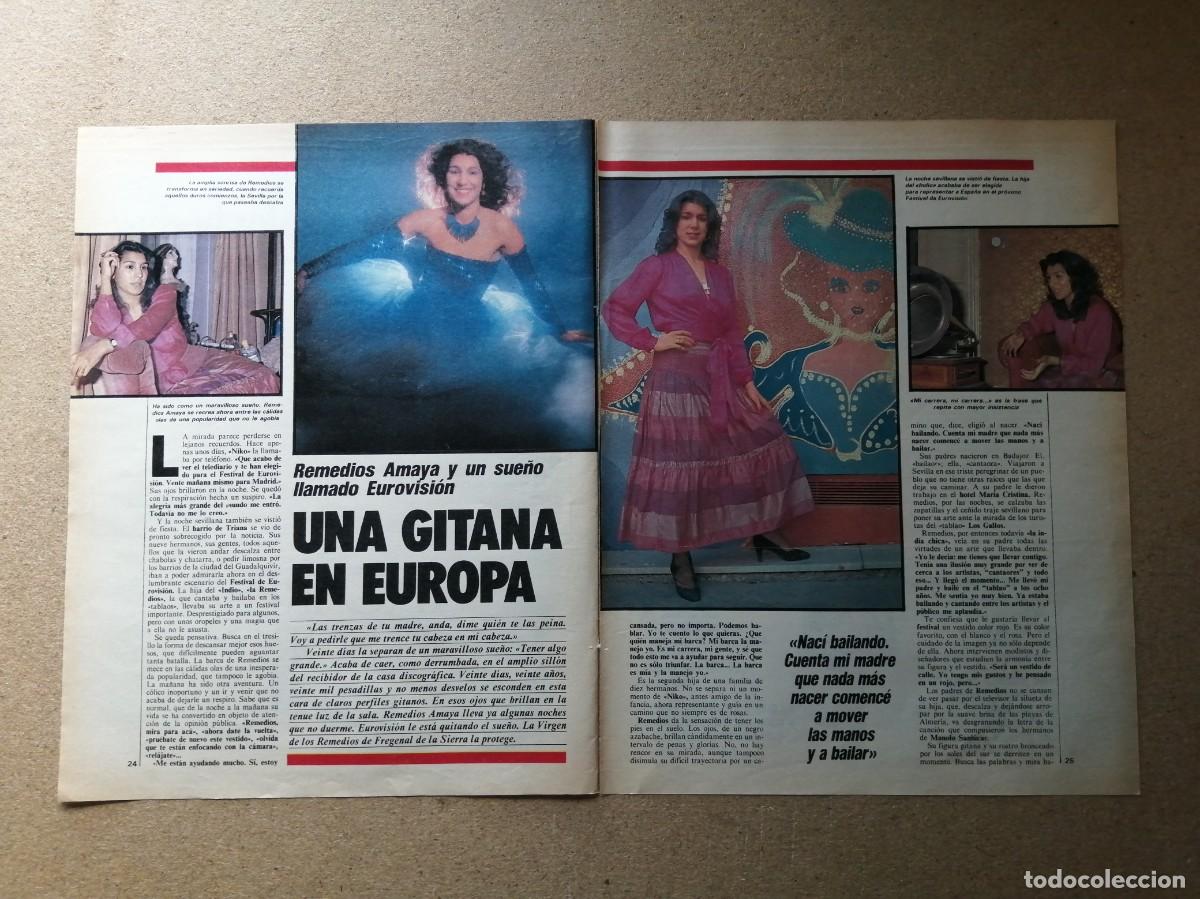 Otros art&iacute;culos de coleccionismo en papel: REPORTAJE. REMEDIOS AMAYA, UNA GITANA EN EUROPA