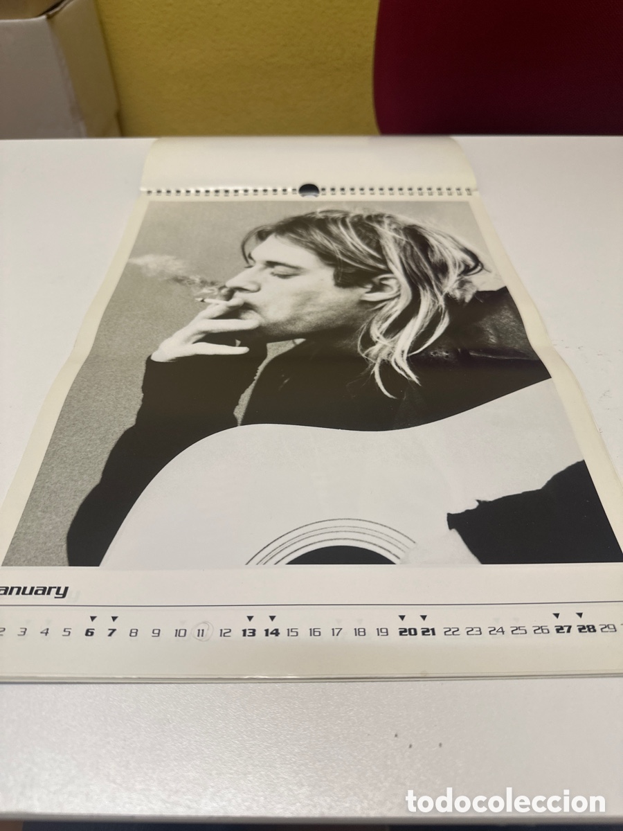Otros art&iacute;culos de coleccionismo en papel: Calendario Nirvana 1996 - Foto 2
