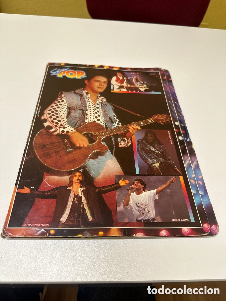 Otros art&iacute;culos de coleccionismo en papel: Carpeta S&uacute;per Pop Alejandro Sanz