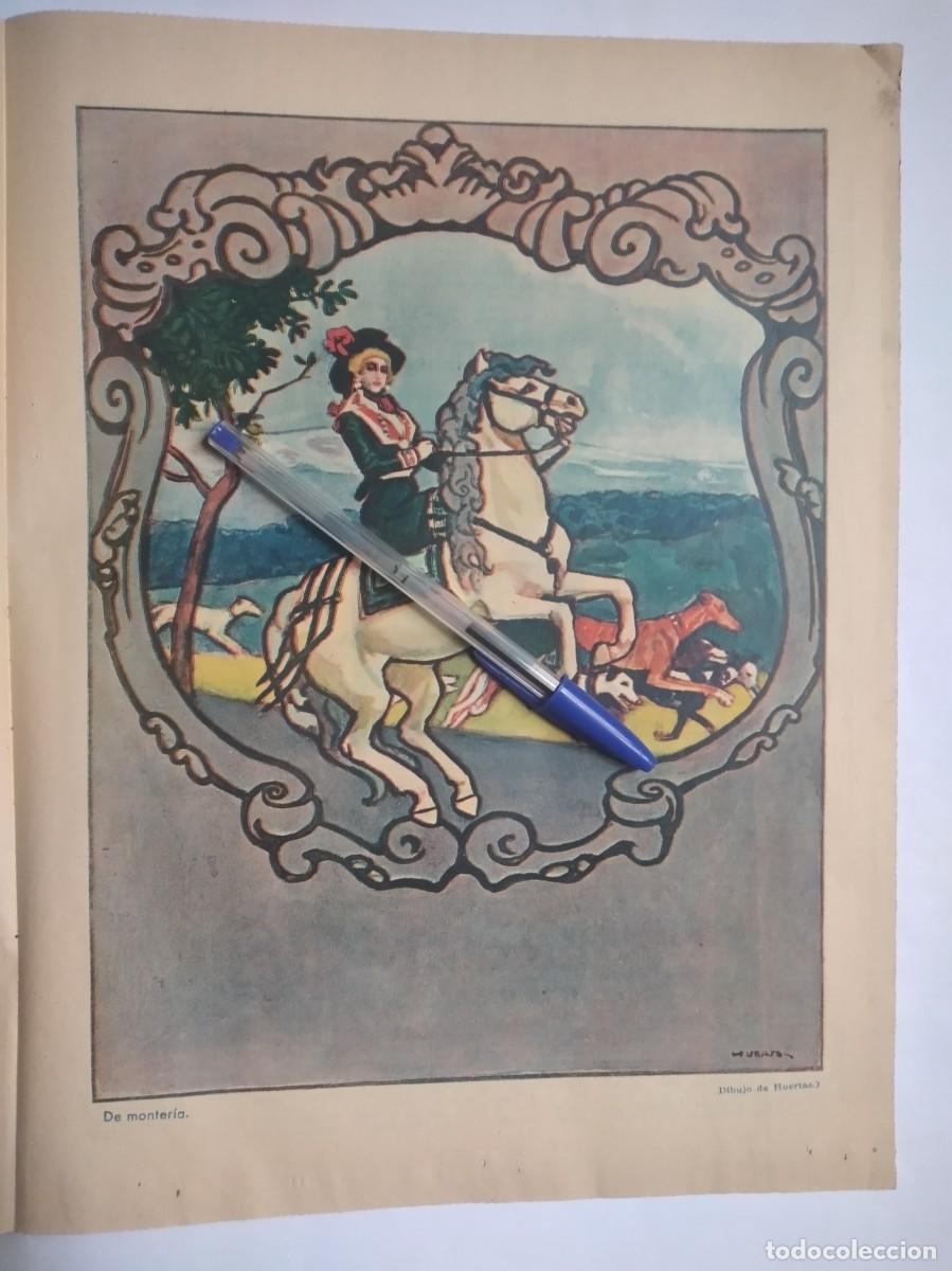 Otros art&iacute;culos de coleccionismo en papel: DE MONTER&Iacute;A DIBUJO DE HUERTAS HOJA DE PRENSA A&Ntilde;O 1935